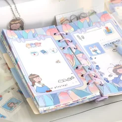 Kawaii Therapy Stickers | Notebooks<Kawaii Notebook Journal Stationery Washi Gift Set