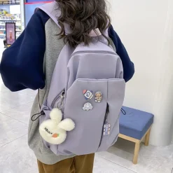 Kawaii Therapy School Backpacks | Japanese Style Backpacks<Kawaii Nylon Harajuku Pastel Backpack – Limited Edition