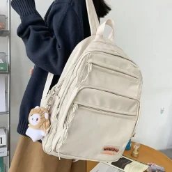 Kawaii Therapy School Backpacks | Preppy Backpacks<Kawaii Nylon Pastel Large College Backpack – Limited Edition
