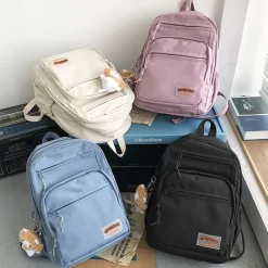 Kawaii Therapy School Backpacks | Preppy Backpacks<Kawaii Nylon Pastel Large College Backpack – Limited Edition