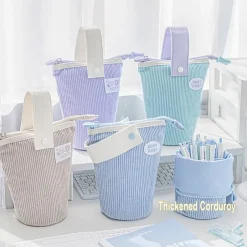 Kawaii Therapy Pencil Cases<Kawaii Pastel Collection Corduroy Bucket Pencil Case