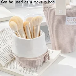 Kawaii Therapy Pencil Cases<Kawaii Pastel Collection Corduroy Bucket Pencil Case