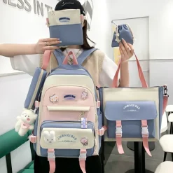 Kawaii Therapy Preppy Backpacks | Japanese Style Backpacks<Kawaii Pastel Harajuku Style Backpack Set – Limited Edition