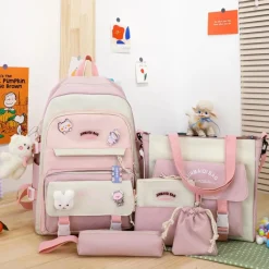 Kawaii Therapy Preppy Backpacks | Japanese Style Backpacks<Kawaii Pastel Harajuku Style Backpack Set – Limited Edition