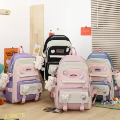 Kawaii Therapy Preppy Backpacks | Japanese Style Backpacks<Kawaii Pastel Harajuku Style Backpack Set – Limited Edition