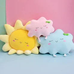 Kawaii Therapy Pillows<Kawaii Pastel Sunflower Cloud Plush