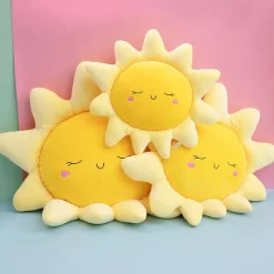 Kawaii Therapy Pillows<Kawaii Pastel Sunflower Cloud Plush
