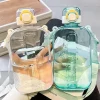 Kawaii Therapy Bottles<Kawaii Pastel Transparent Style Water Bottle (750ml)