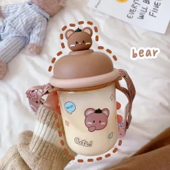 Kawaii Therapy Bottles<Kawaii Pastel Transparent Animal Style Bottle