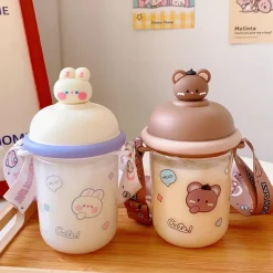 Kawaii Therapy Bottles<Kawaii Pastel Transparent Animal Style Bottle