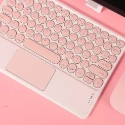 Kawaii Therapy Keyboards & Keycaps<Kawaii Pastel Wireless Keyboard Mouse Set – Limited Edition