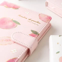 Kawaii Therapy Notebooks<Kawaii Peach Notebook with Cover – Limited Edition