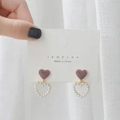 Kawaii Therapy Earrings<Kawaii Pearly Hearts Harajuku Earrings – Limited Edition