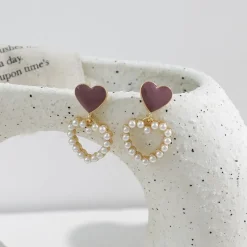Kawaii Therapy Earrings<Kawaii Pearly Hearts Harajuku Earrings – Limited Edition