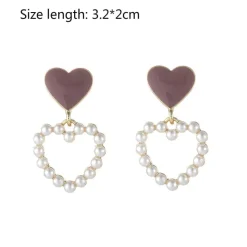 Kawaii Therapy Earrings<Kawaii Pearly Hearts Harajuku Earrings – Limited Edition