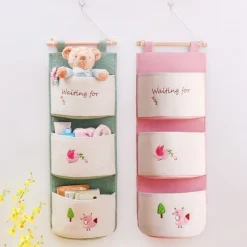 Kawaii Therapy Desk Accessories<Kawaii Pocket Cute Wall Mounted Storage Holder