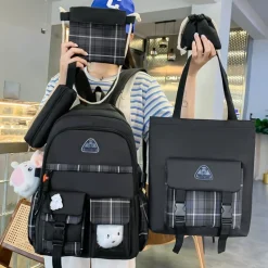 Kawaii Therapy School Backpacks | Preppy Backpacks<Kawaii Preppy Style Harajuku Backpack Set – Limited Edition