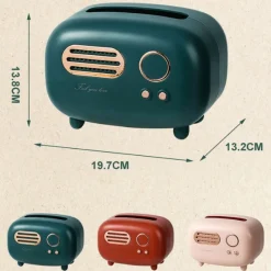 Kawaii Therapy Tissue Box<Kawaii Radio Retro Style Tissue Box – Limited Edition