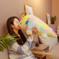 Kawaii Therapy Cute Stuffed Animals | Sea Animal<Kawaii Rainbow Axolotl Plush XL (50cm)