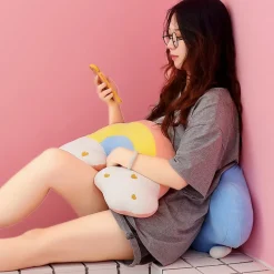 Kawaii Therapy Pillows<Kawaii Rainbow Cloud Moon Pillow – Limited Edition