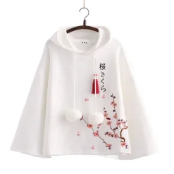 Kawaii Therapy Clothing<Kawaii Sakura Cherry Blossom Harajuku Hoodie