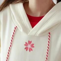 Kawaii Therapy Clothing<Kawaii Sakura Petal Bunny Hoodie – Limited Edition