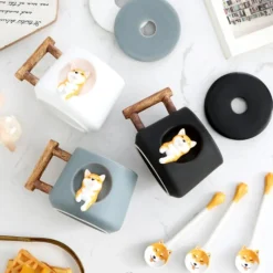 Kawaii Therapy Bottles<Kawaii Shiba Inu Ceramic Mug – Limited Edition