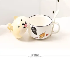 Kawaii Therapy Bottles<Kawaii Shiba Inu Ceramic Mug – Limited Edition