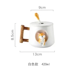 Kawaii Therapy Bottles<Kawaii Shiba Inu Ceramic Mug – Limited Edition
