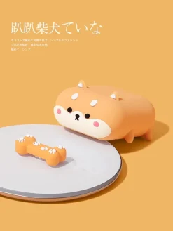 Kawaii Therapy Earphone Case<Kawaii Shiba Inu Earphone Case – Limited Edition