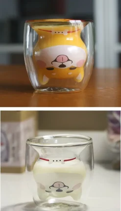 Kawaii Therapy Bottles<Kawaii Shiba Inu Glass Cup – Limited Edition