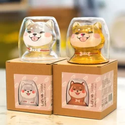 Kawaii Therapy Bottles<Kawaii Shiba Inu Glass Cup – Limited Edition