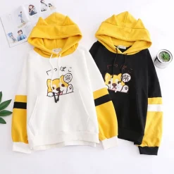 Kawaii Therapy Clothing<Kawaii Shiba Inu Harajuku Hoodie – Limited Edition