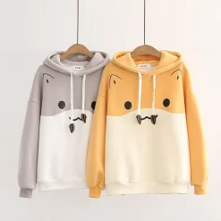 Kawaii Therapy Clothing<Kawaii Shiba Inu Japanese Style Hoodie – Limited Edition