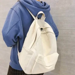 Kawaii Therapy School Backpacks | Preppy Backpacks<Kawaii Simple Korea Style Canvas Harajuku Backpack
