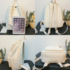 Kawaii Therapy School Backpacks | Preppy Backpacks<Kawaii Simple Korea Style Canvas Harajuku Backpack