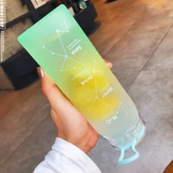 Kawaii Therapy Bottles<Kawaii Sky Constellation Frosted Glass Bottle (460ml)