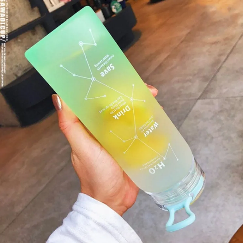 Kawaii Therapy Bottles<Kawaii Sky Constellation Frosted Glass Bottle (460ml)