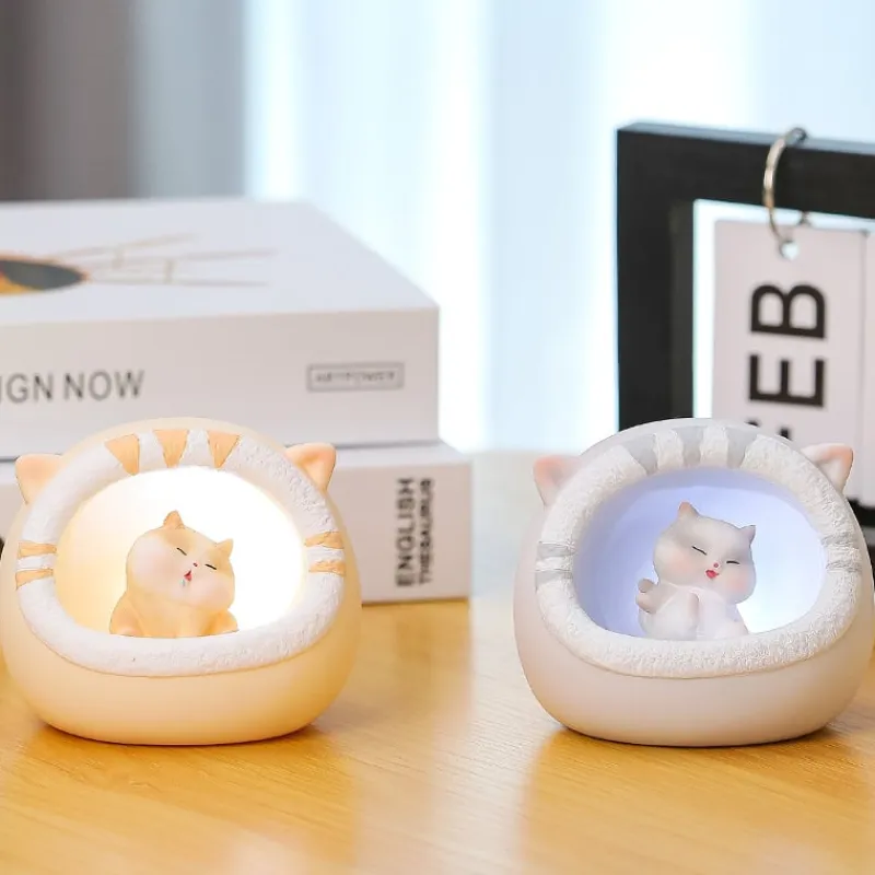 Kawaii Therapy Kawaii Lamps<Kawaii Sleepy Cat Harajuku Night Lamp