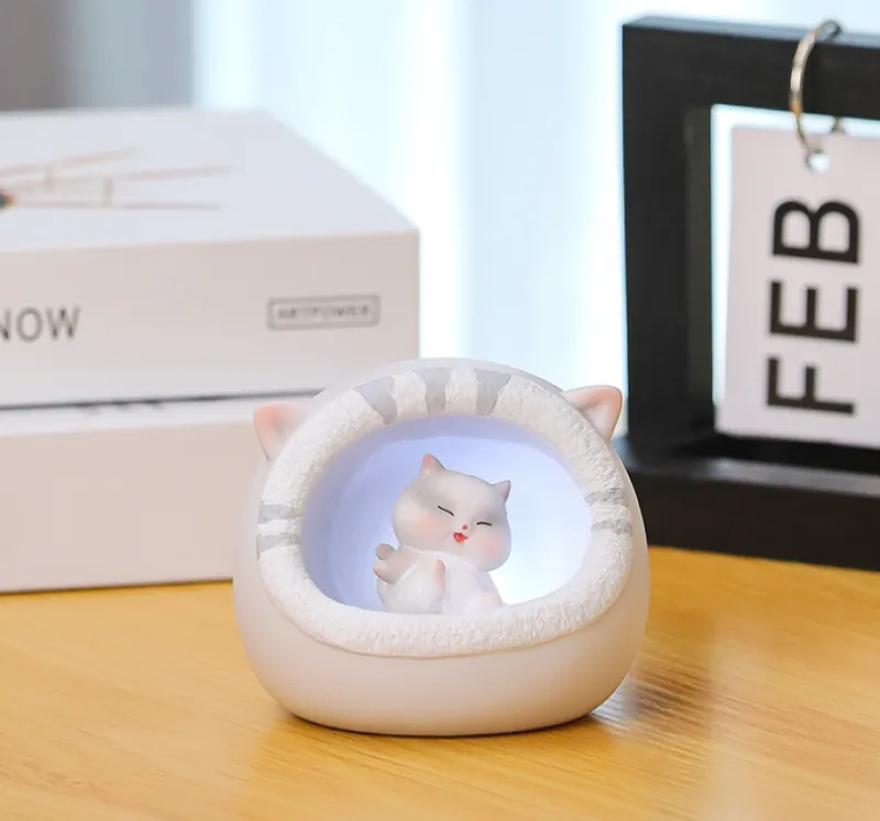 Kawaii Therapy Kawaii Lamps<Kawaii Sleepy Cat Harajuku Night Lamp