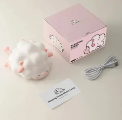 Kawaii Therapy Kawaii Lamps<Kawaii Sleepy Sheep Silicone LED Night Lamp – Limited Edition