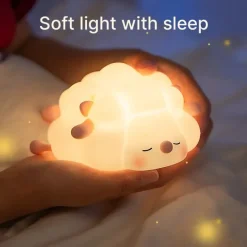 Kawaii Therapy Kawaii Lamps<Kawaii Sleepy Sheep Silicone LED Night Lamp – Limited Edition