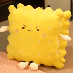 Kawaii Therapy Pillows | Bread<Kawaii Snacks Biscuit Pillow Plush