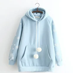 Kawaii Therapy Clothing<Kawaii Snowflake Harajuku Pastel Sweater – Limited Edition