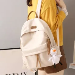 Kawaii Therapy Preppy Backpacks | Korea Style Backpacks<Kawaii Solid Color Korea Style Canvas Backpack