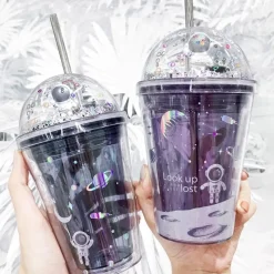 Kawaii Therapy Bottles<Kawaii Space Astronaut Sequin Bottle – Limited Edition