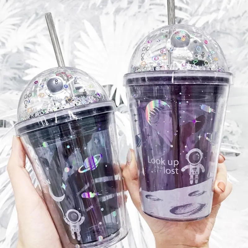 Kawaii Therapy Bottles<Kawaii Space Astronaut Sequin Bottle – Limited Edition