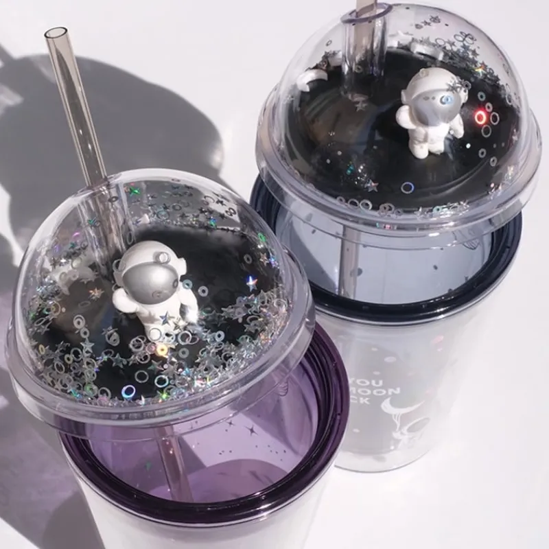 Kawaii Therapy Bottles<Kawaii Space Astronaut Sequin Bottle – Limited Edition