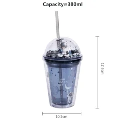 Kawaii Therapy Bottles<Kawaii Space Astronaut Sequin Bottle – Limited Edition