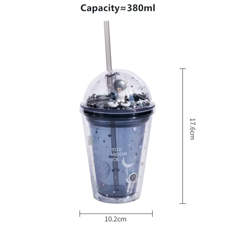 Kawaii Therapy Bottles<Kawaii Space Astronaut Sequin Bottle – Limited Edition